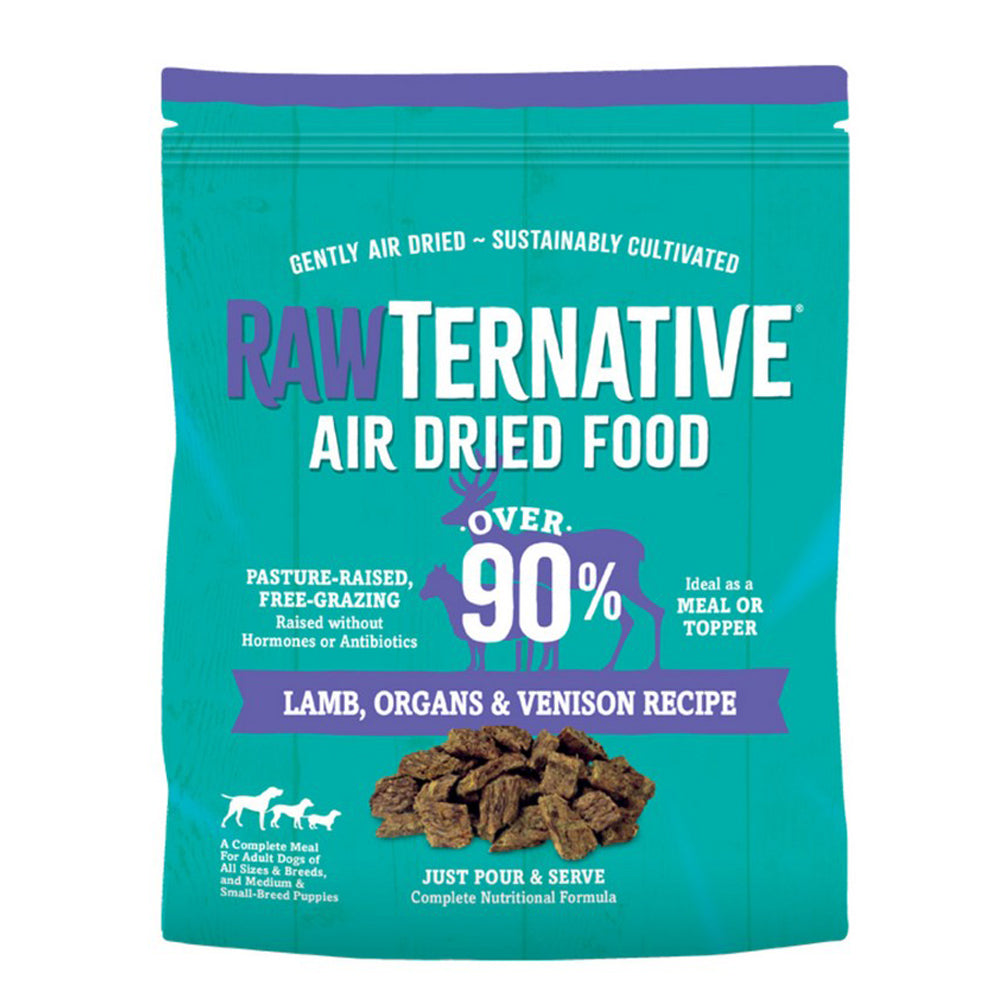 Grandma Mae's Country Naturals, Grandma Mae's Country Naturals Rawternative Air Dried Dog Food, Lamb, Organs & Venison,  3 Lbs