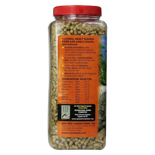 Zoo Med, Zoo Med All Natural Adult Iguana Dry Food, 20 Ounces