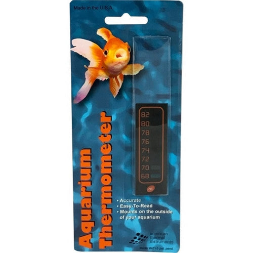 Liquid Crystal Vertical Aquarium Thermometer SM by LCR Hallcrest