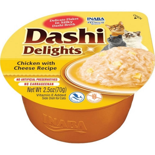 Dashi Delight, Inaba Dashi Delights Flakes In Broth, 2.5 Oz, Chicken/Cheese (Case Of 6)
