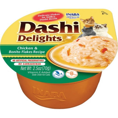 Dashi Delight, Inaba Dashi Delights Flakes In Broth, 2.5 Oz, Chicken, Bonito (Case Of 6)