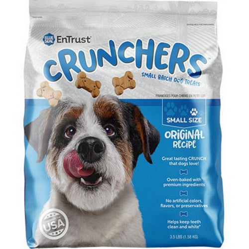 Blue Seal Entrust Crunchers Small Batch Dog Treats SMALL - 3.5 Lbs,Original by Blue Seal