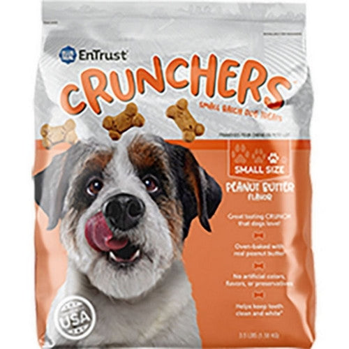 Blue Seal Entrust Crunchers Small Batch Dog Treats SMALL - 3.5 Lbs,Peanut Butter by Blue Seal