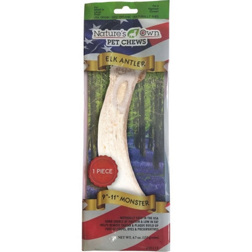 Nature's Own, Nature'S Own Usa Elk Antler, 9-11 IN-MONSTER,Natural