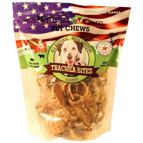 Nature's Own, Nature'S Own Usa Trachea Bites, 8 Oz, Beef