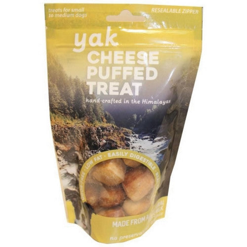 Yak Cheese Puffed Treats 4 Oz, Cheese by Nature's Own