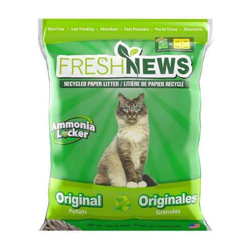 Fresh News, Fresh News Paper Cat Litter, 12 Lbs