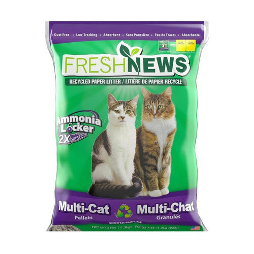 Fresh News, Fresh News Multi-Cat Paper Litter, 25 Lbs