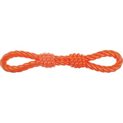 Boss Pet, Infinity Tpr Double Fist Tug Toy, 18 Inches, Orange
