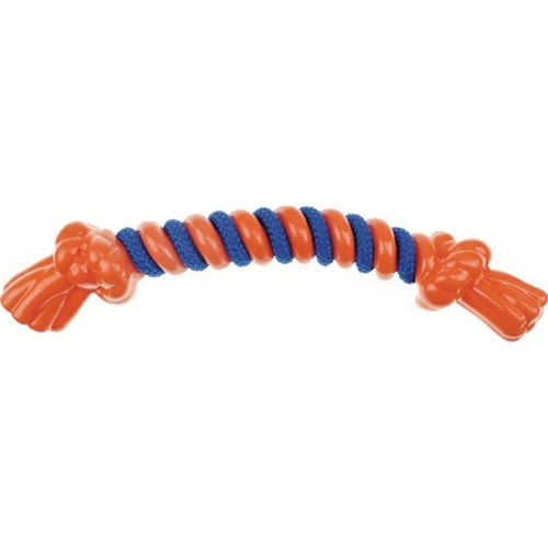 Boss Pet, Infinity Tpr/Rope Bone Dog Toy, Large - 14 Inches, Orange