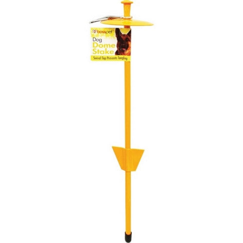 Boss Pet, Boss Pet Dome Tie-Out Stake, 21 IN