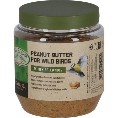 Esschert Design, Peanut Butter Bird Food With Mealworms, 12 Oz, Peanut