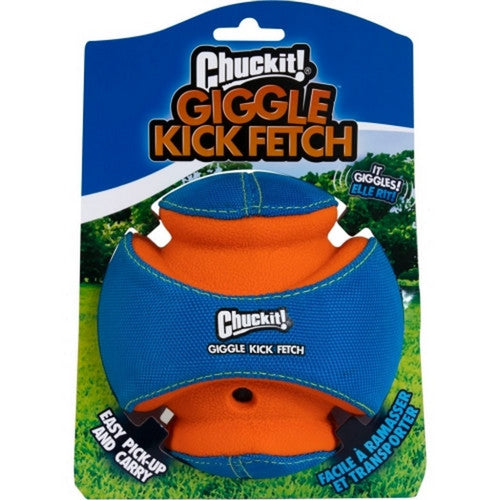 JW, Chuckit! Giggle Kick Fetch Dog Toy, Small,Blue