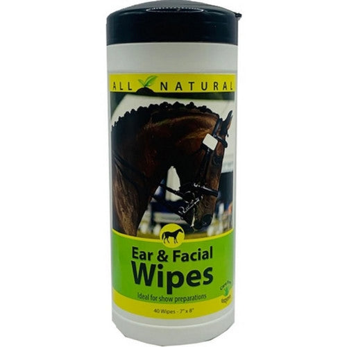 Carefree Enzymes, Horse Ear & Facial Wipes, 40 Count