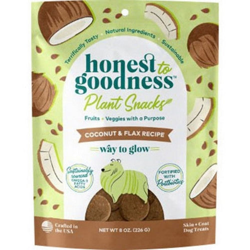 Honest To Goodness Way To Glow Skin & Coat Treats 8 Oz, Coconut/Flax by Honest To Goodness