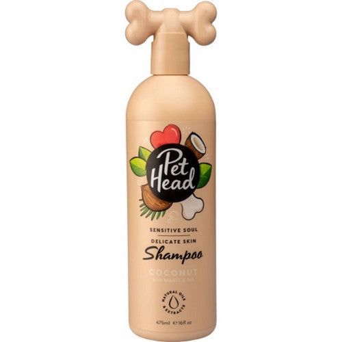 Pet Head Sensitive Soul Shampoo 16 Oz, Coconut by Halti