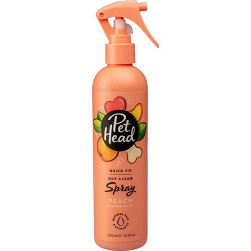Pet Head Quick Fix 2 In 1 Spray 10.1 Oz, Peach by Halti
