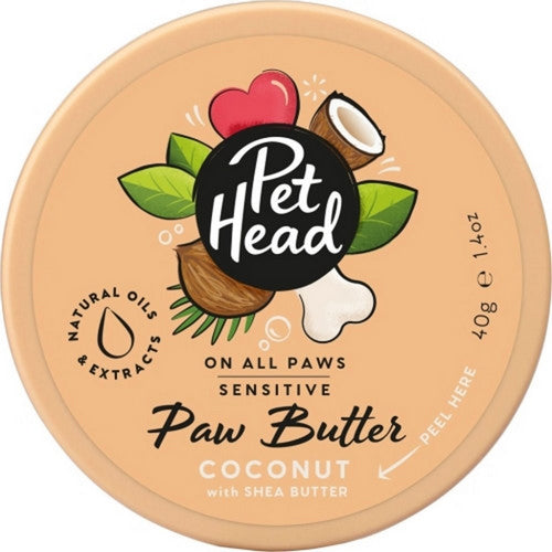 Pet Head On All Paws Paw Butter 1.4 Oz, Coconut by Halti