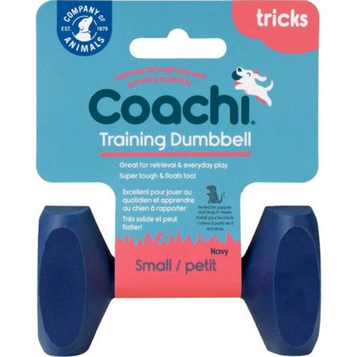 Coachi Train & Play Dumbbell Small,Navy by Halti