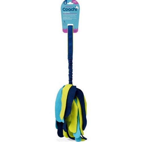 Coachi Tuggi Elastic Spider Super Tough Tug Toy Large,Lime/Navy by Halti
