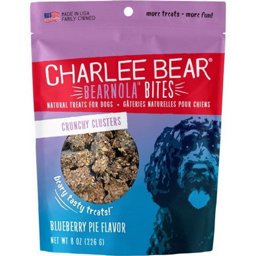 Charlee Bear Bearnola Bites 8 Oz, Blueberry Pie by Charlee Bear