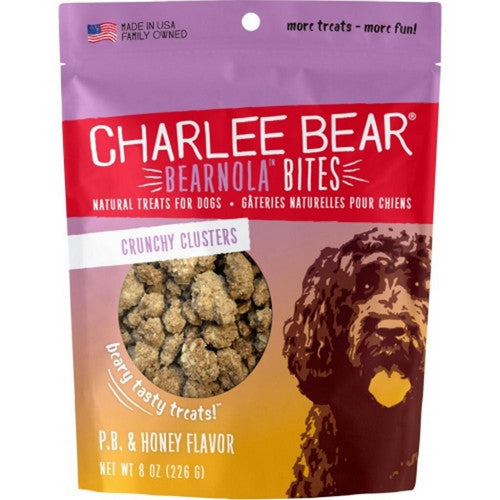Charlee Bear Bearnola Bites 8 Oz, Peanut Butter/H by Charlee Bear