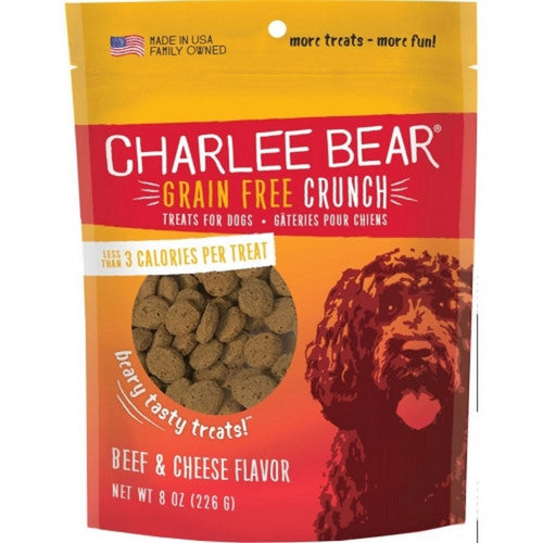 Charlee Bear Grain Free Crunch 8 Oz, Beef Liver/Chee by Charlee Bear