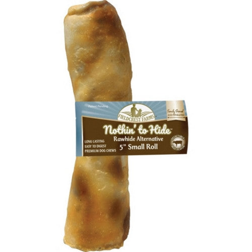 Pup Ice, Nothin' To Hide Rawhide Alternative Rolls, 5 Inches, Beef (Case Of 24)