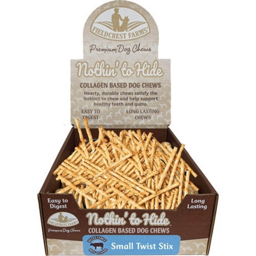 Nothin' To Hide Twist Stix 100 Pack,Beef by Fieldcrest Farms