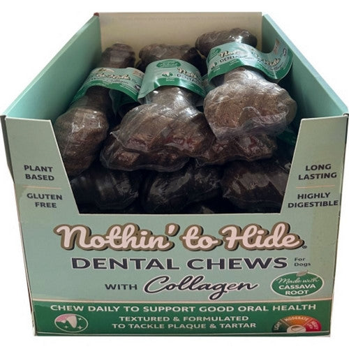 Pup Ice, Nothin' To Hide Dental Bone, 5 Inches, Beef (Case Of 24)