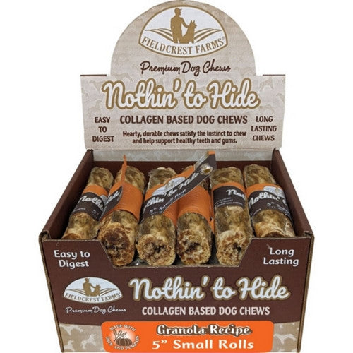 Pup Ice, Nothin' To Hide Granola Roll, 24 Count (Case Of 24)
