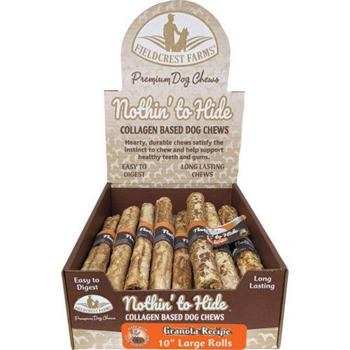 Pup Ice, Nothin' To Hide Granola Roll, 10 IN-24 Pack