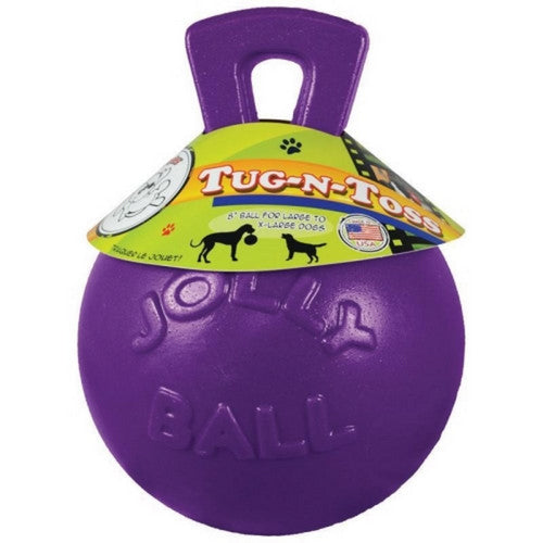 Jolly Pets Tug-N-Toss Ball XL / 10 Inches,Purple by Jolly Pets