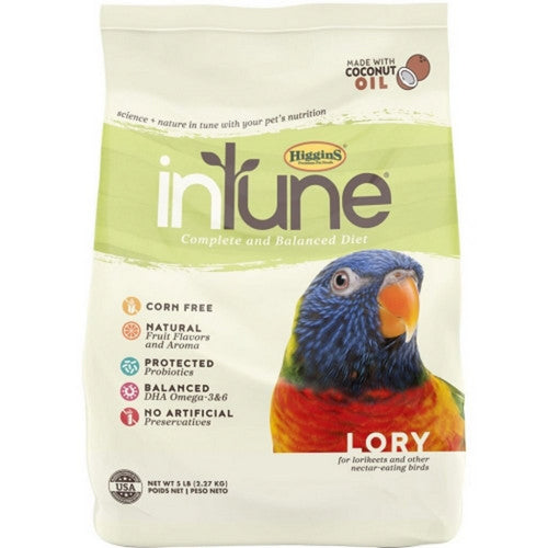 Higgins, Intune Lory Food Lorikeets, 5 Lbs