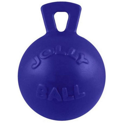 Jolly Pets, Jolly Pets Tug-N-Toss Ball, Large-8 Inches, Blue