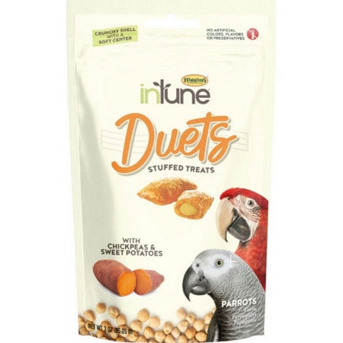 Higgins, Intune Duets Treats For Parrots And Macaws, 3 Oz, Sweet Potato