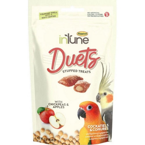 Higgins, Intune Duets Treats For Conures And Lovebirds, 3 Oz, Apple