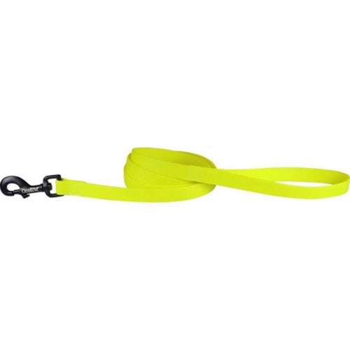Carnival Biothane Dog Lead 3/4 Inches X 6 Feet,Neon Yellow by Omni Pet