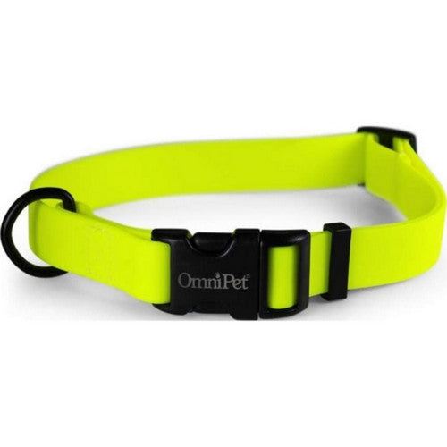 Omni Pet, Carnival Biothane Dog Collar, 1 X 18 X 26 Inches,Neon Yellow