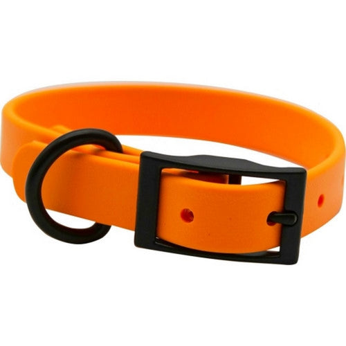 Omni Pet, Zeta Biothane Dog Collar W/ Blk Hardware, 3/4 X 18 Inches,Light Blue