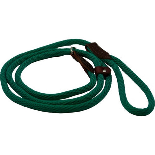 British Slip Loop Rope Leads For Dogs 6 Feet,Green by Omni Pet
