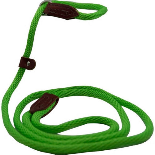 British Slip Loop Rope Leads For Dogs 6 Feet,Lime Green by Omni Pet