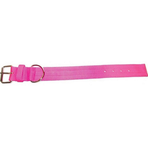 Bravo 2 Ply Nylon Dog Collar 2 X 27 Inches,Neon Pink by Omni Pet