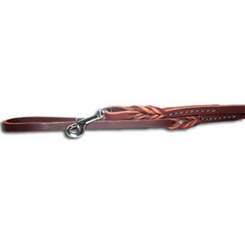 Omni Pet, Omnipet Latigo Twist Leather Lead, 3/4 Inches X 4Feet,Burgundy