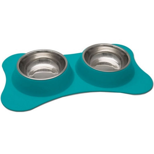 Acurel, Flex Double Diner Bone Shaped, Small,Robins Egg