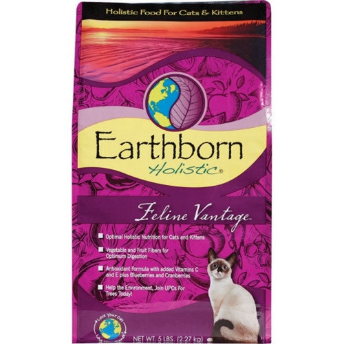 Holistic Feline Vantage Cat Food 6 Lbs,Chicken/Herring by Earthborn