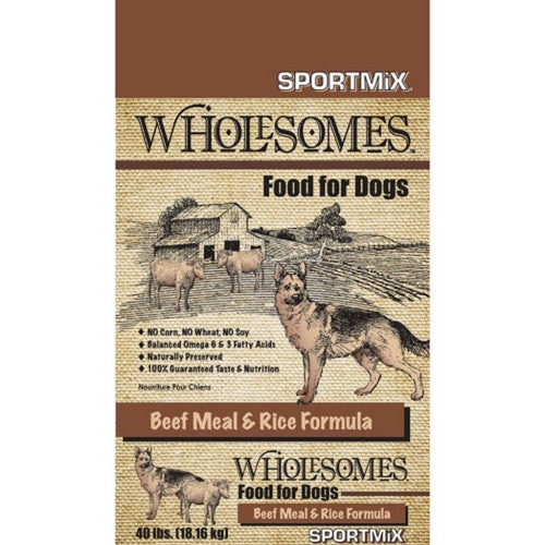 Earthborn, Wholesomes Whole Grain Adult Dog Food, 40 Lbs,Beef/Rice