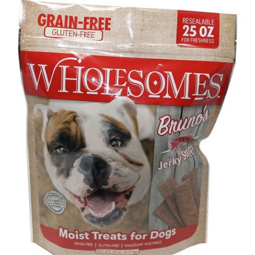Earthborn, Wholesomes Grain Free Moist Treats For Dogs, 25 Oz, Pork