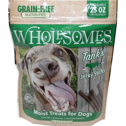 Earthborn, Wholesomes Grain Free Moist Treats For Dogs, 25 Oz, Beef