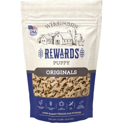 Earthborn, Wholesomes Rewards Classic Original Biscuits, 2 Lbs, Puppy / Chicken